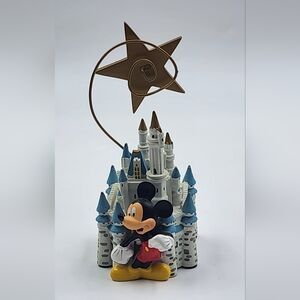 Vintage Disney Mickey Mouse Magic Kingdom photo holder ( missing tinkerbell)